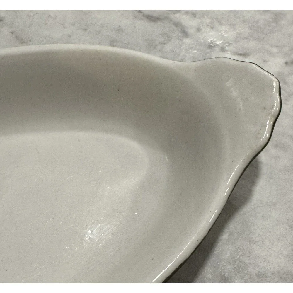 Vintage Hall 526 1/2 Made In USA Set Of 5 Au Gratin Dishes Green Bakeware
